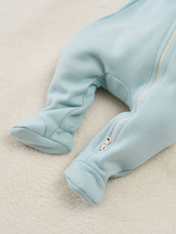 Комбинезон с капюшоном и закрытой ножкой "Бриз" утепленный 0+