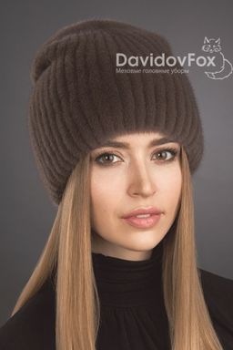 Шапка Бини норка аврора