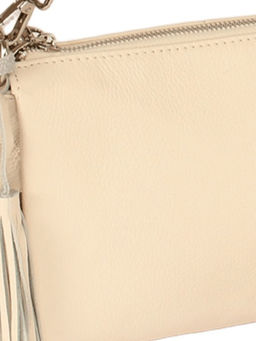 Сумка женская натуральная кожа GU 163-8548, 3отд, плечевой ремень, молочный SALE 265772 - Adelia фото 3