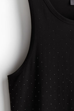 Camiseta sin mangas con strass Regular Fit - H&m фото 6