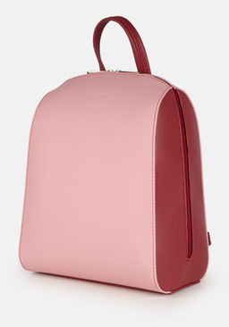 Рюкзак Модель №1528 | кожзам | гладкий | красный розовый | Р831-9 | 32592 - L-craft фото 2