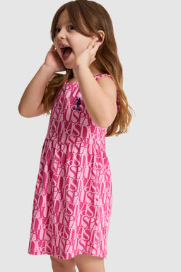 K_z _ocuk Pembe Elbise