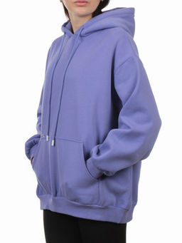 2610 VIOLET Толстовка женская (85% хлопок, 10% полиэстер, 5% спандекс) - Fashion фото 5