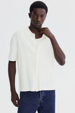 Camisa en punto de canal? Regular Fit - H&m фото 4