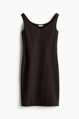 Vestido de punto off-the-shoulder