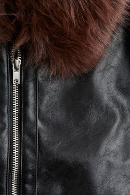 Chaqueta con cuello efecto pelo - H&m фото 5