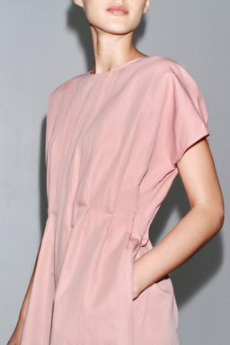 ZW COLLECTION PLEATED MIDI DRESS - Zara фото 13