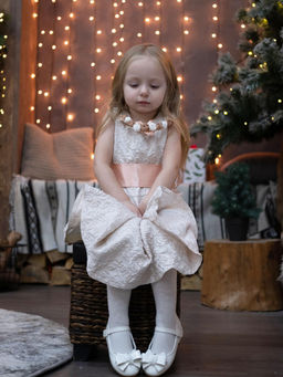 Платье для девочки Милана М-257 лоза жаккард