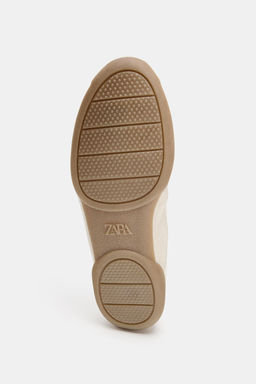 SPORTS BALLET FLATS WITH ELASTIC STRAPS - Zara фото 13