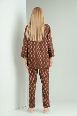Костюм Gamma & Gracia 547 шоколад салатовый горох  фото 2