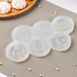 Силиконовый молд для леденцов и шоколада Мужской набор, 22?11 см, ячейка d=6 см, прозрачный - Simaland фото 4