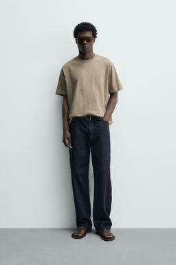 CAMISETA REGULAR FIT LIGHTWEIGHT ORIGINS / Beige vigor?