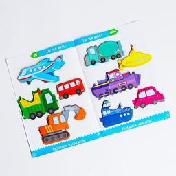 Головоломка с книгой Транспорт - Лесная мастерская фото 3