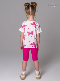 Костюм Актив алые бантики-фуксия - Sovalina фото 7