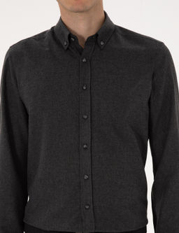 Antrasit Flanel Dokulu Slim Fit Uzun Kollu G_mlek - Pierre cardin фото 6