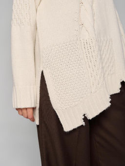 Пуловер женский 12411-53026 milk - Eleganzza фото 5