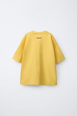 CAMISETA TEXTO PUKAS SURF / Amarillo