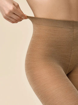 (Omsa) Lasticlana beige