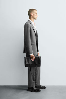 CHECK SUIT BLAZER - Zara фото 4