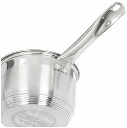 Набор пос нерж 5пр СТАНДАРТ (2л, 4л, ковш 2л, 2 стекл. крышки) мет/ручки Daniks SD-5-2 (298433)  фото 4