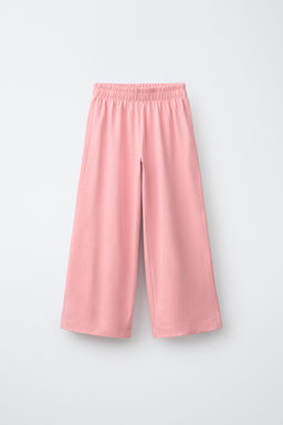 PANTAL?N WIDE LEG HEAVY WEIGHT / Rosa