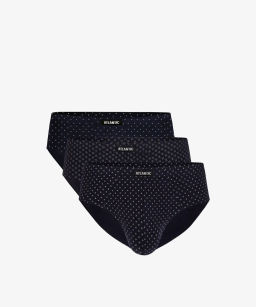 ATLANTIC 3MP-101/04 Трусы классика Check - набор 3 шт. темно-синий + темно-синий + темно-синий