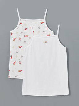 Kare Yaka K?z ?ocuk Atlet 2li