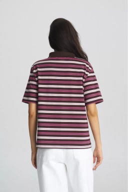 Поло в полоску Pink - Erist store фото 8