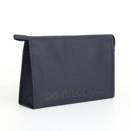 Косметичка на молнии, треугольная, Do it for you, синяя