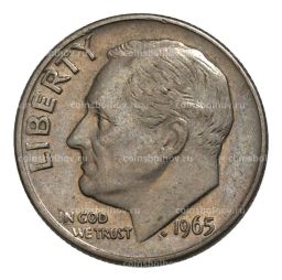 10 центов (1 дайм) 1965 года США