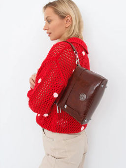 Сумка 0227CB coffee Polina&Eiterou