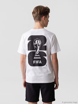 F?fa 2026 D?nya Kupas? Bask?l? Erkek ?ocuk Ti??rt