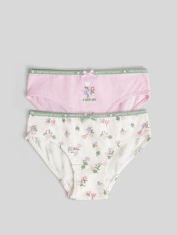 ACOOLA / Трусы детские для девочек в наборе из 2шт Granat цвет в ассортименте