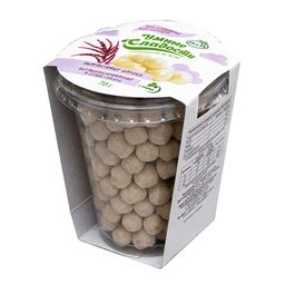 Шарики амарантовые витаминизированные в белой глазури, 70гр