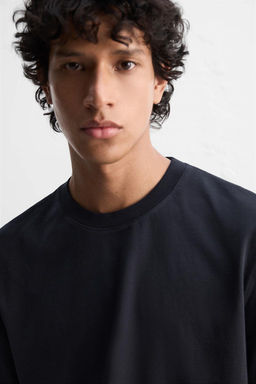 SLIM FIT MEDIUM WEIGHT T-SHIRT - Zara фото 14