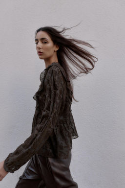 DEVOR_ RUFFLED BLOUSE - Zara фото 2