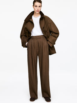Pantalones de sastre anchos - H&m фото 6