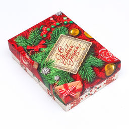 Коробка сборная крышка-дно без окна, Вязанка, 21 х 15 х 5,7 см - UPAK LAND фото 8