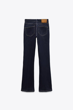 ZW COLLECTION BOOTCUT MID-WAIST CONTOUR JEANS - Zara фото 12