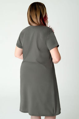 Арт. 4136 Туника женская 50-58 (5 шт) Цвет:полынь