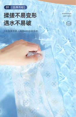 Салфетки многоразовые бумажные ВЫСОКОЙ ПЛОТНОСТИ в рулоне 50 штук - Boomjoy фото 4