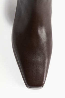 Botines de piel con tacon - H&m фото 3