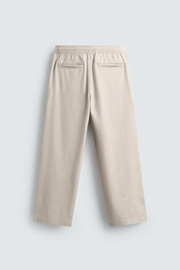 TEXTURED RELAXED FIT TROUSERS - Zara фото 22
