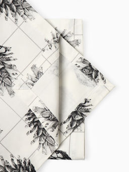 Набор салфеток сервировочных на стол Этель Christmas, 2 шт., белые, с декоративными кольцами, 45?45 см