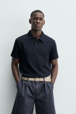 POLO ESTRUCTURA WAFFLE / Marino - Zara фото 2
