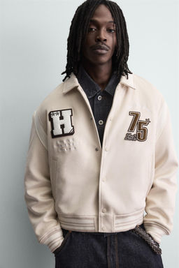 CAZADORA BOMBER EFECTO ANTE / Crudo - Zara фото 5