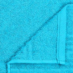 Полотенце махровое Греция 35х70см, гладкокрашенное, 350г/м2, морская волна (Россия) - Домашняя мода фото 2