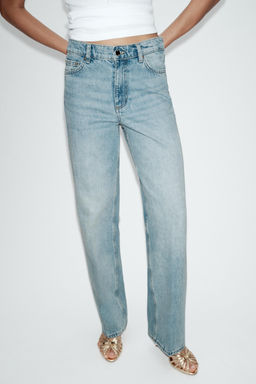JEANS Z1975 STRAIGHT TIRO ALTO / Azul claro - Zara фото 2