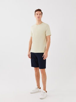 Slim Fit Beli Ba?lama Detayl? Erkek ?ort