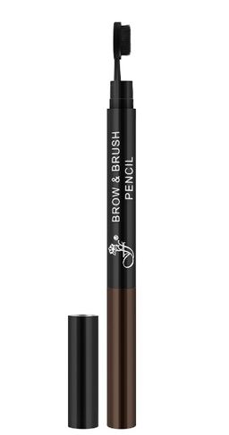 FFleur карандаш BR152 для бровей с щеточкой BROWN